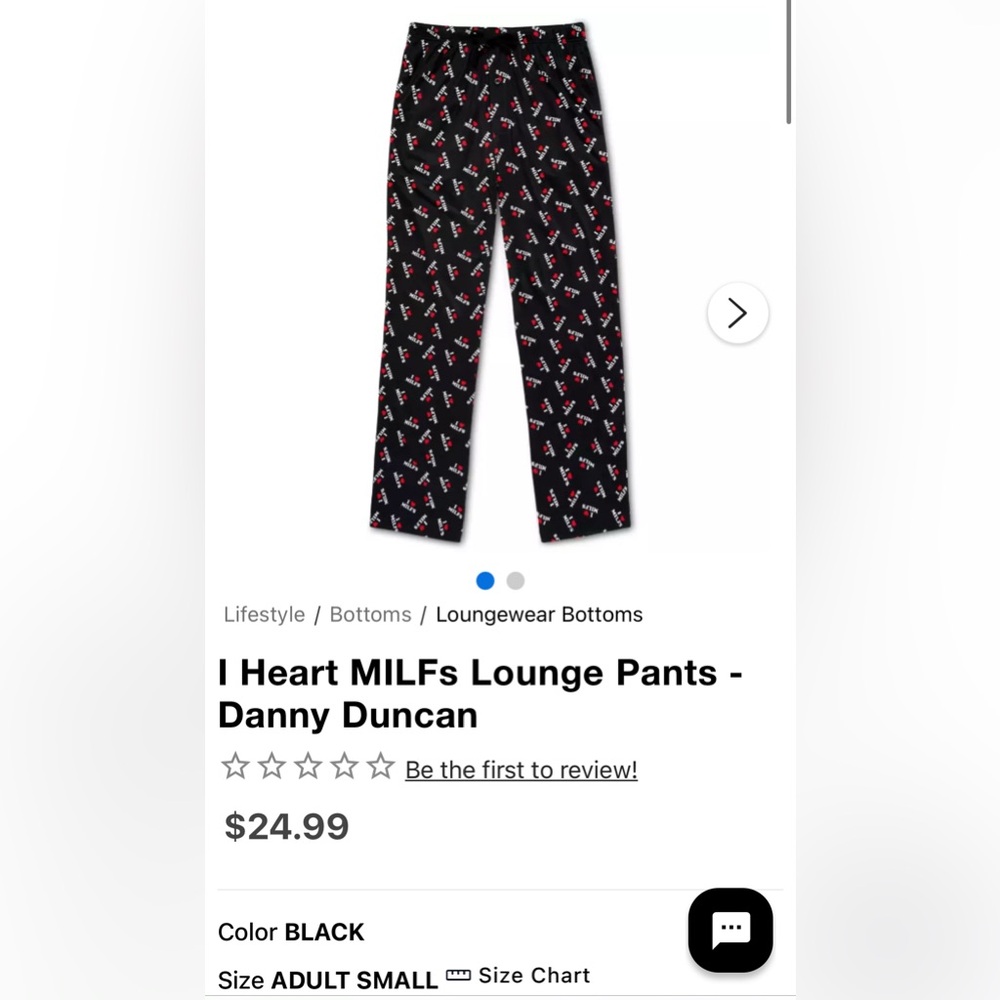 I Heart MILFs Lounge Pants - Danny Duncan
